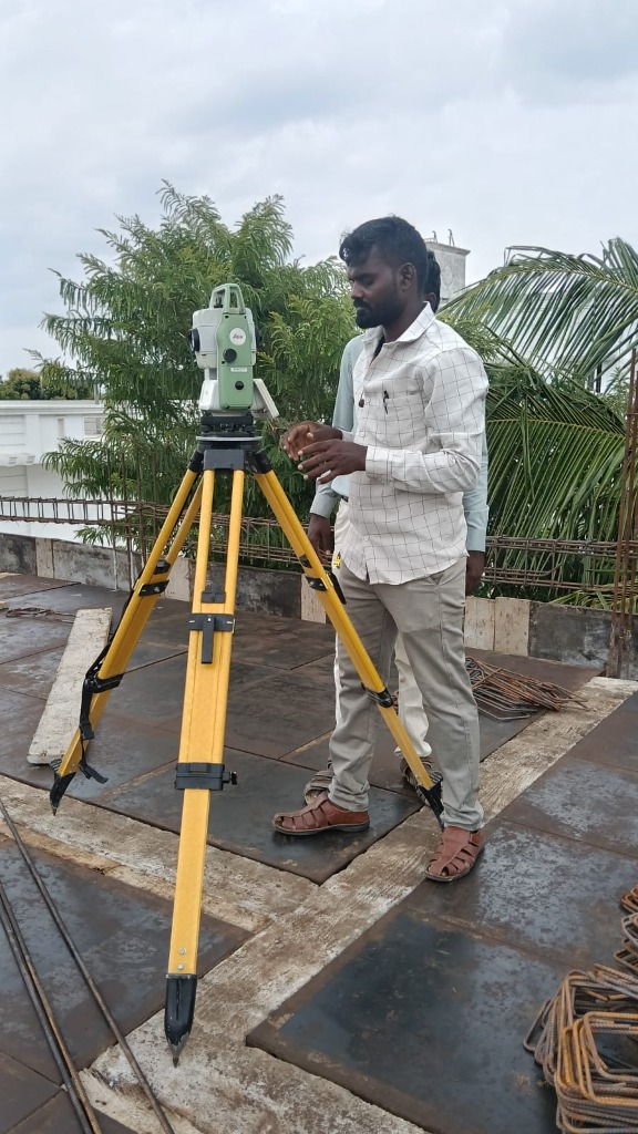 Construction Total Station Survey