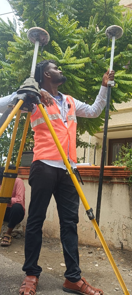 DGPS GNSS Dual Setup Field Survey